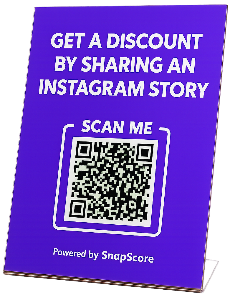 SnapScore QR Poster